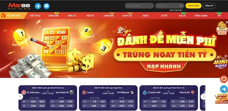 Rút tiền May88 cực nhanh trong 3 phút Rút tiền May88 cực nhanh trong 3 phút